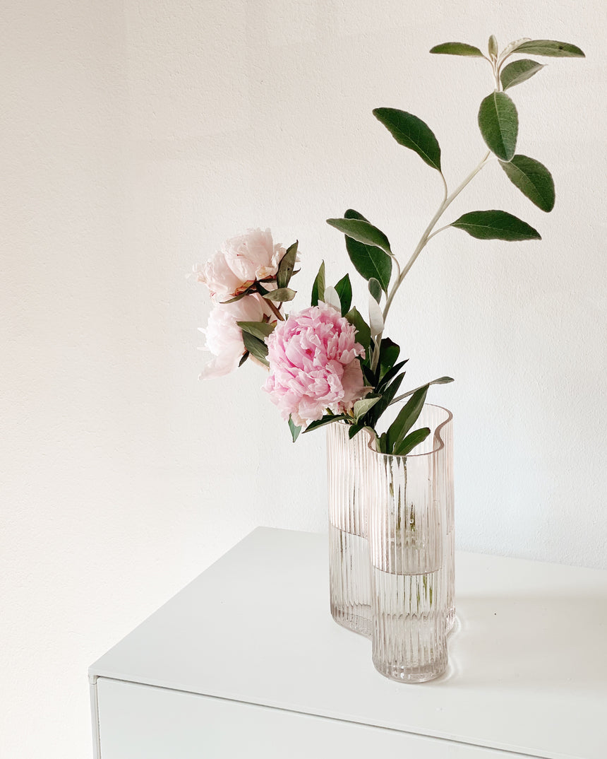 Váza WAVE růžová